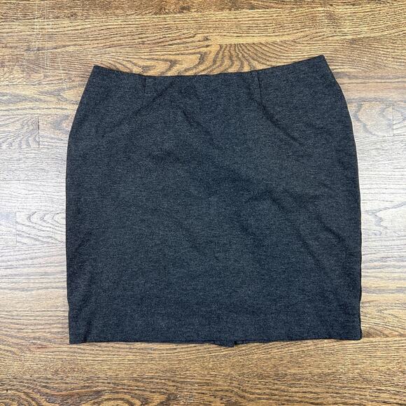 J. Jill Dark Gray Pencil Skirt - Picture 1 of 8